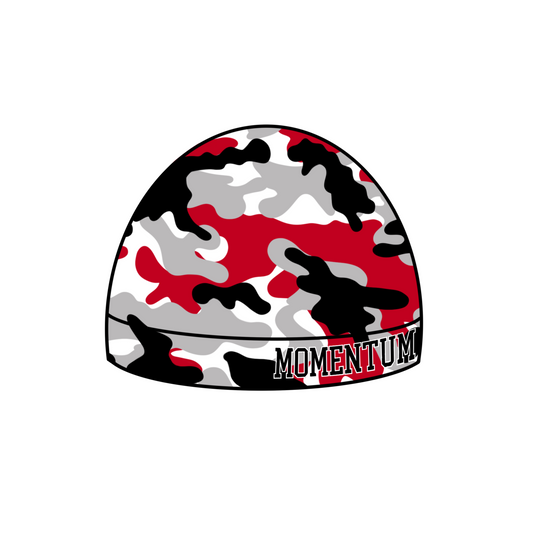 Red Camo Skull Cap