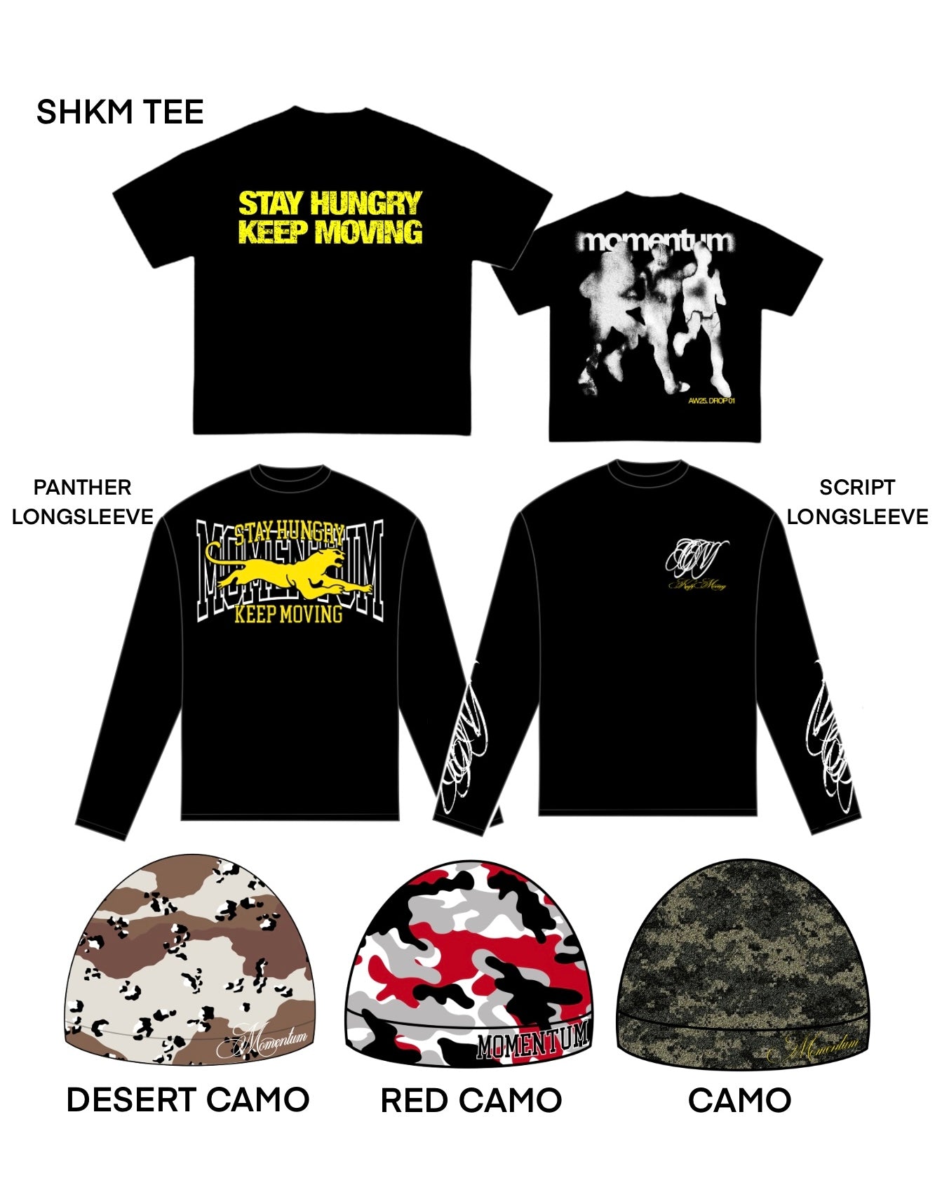 Pack polera + Skull cap