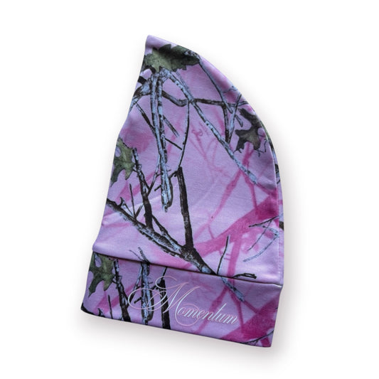Pink Camo Skull Cap