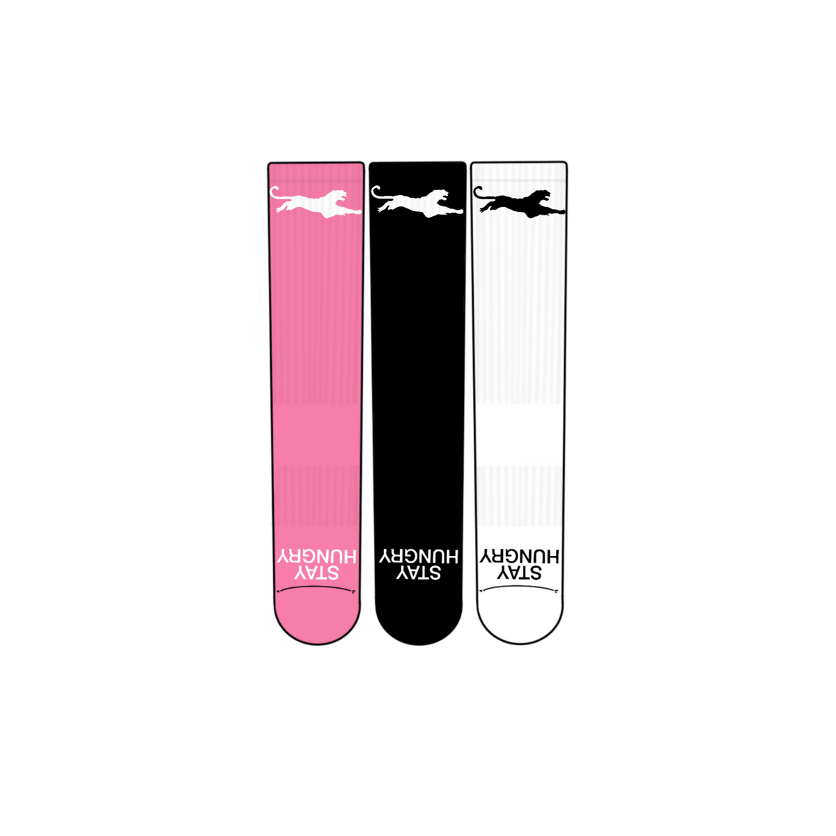 Tripack “Stay Hungry” Socks